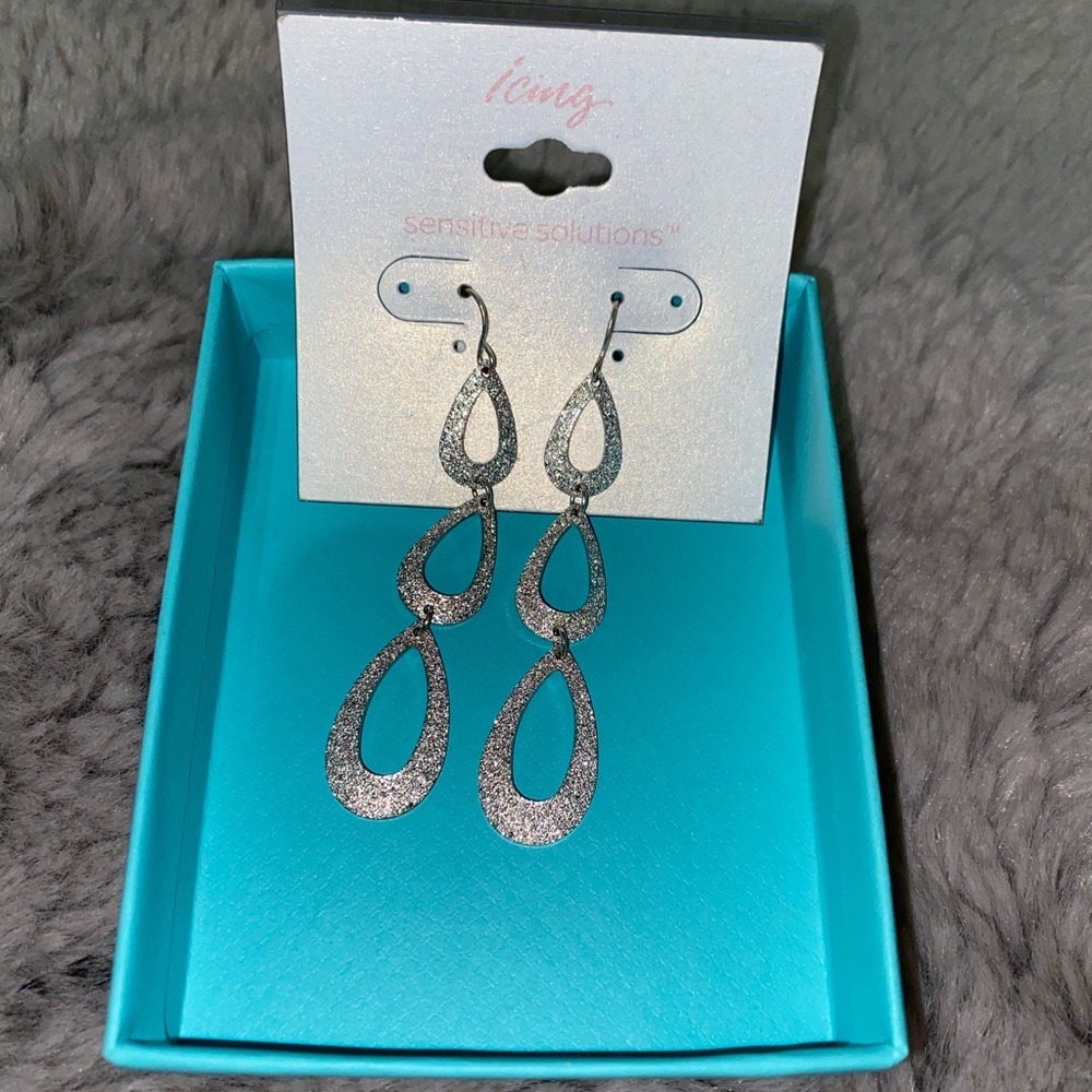Silver earrings